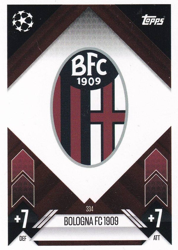Bologna FC 1909 / Topps Champions League 2024 / Vereinslogo / Nr. 334