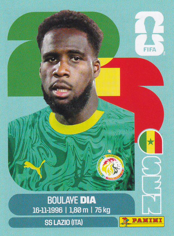 Boulaye Dia - Senegal - Panini WM 2026 - Basis Bild - SEN17