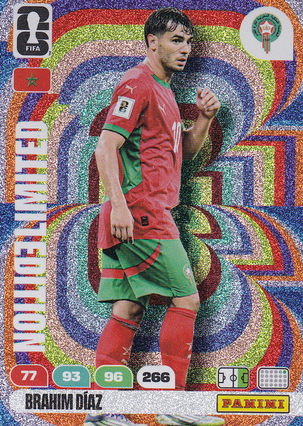 Brahim Diaz - Marokko - Panini WM 2026 - Limited Edition - Nr. LE-BD