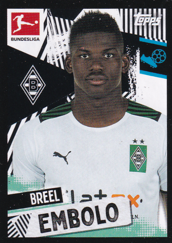 Breel Embolo - Borussia Mönchengladbach - Topps Bundesliga 2021 - Nr. 361