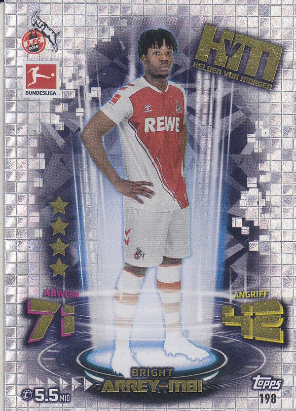 Bright Arrey-Mbi 1.FC Köln Helden von Morgen Karten Nr.198