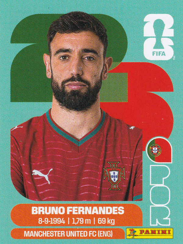 Bruno Fernandes - Portugal - Panini WM 2026 - Basis Bild - POR10