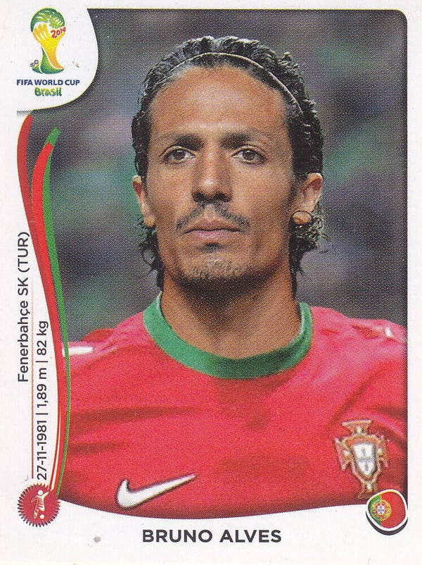 Bruno Alves - Portugal - Panini WM 2014 - Basis Bild - Nr. 511