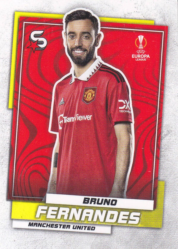 Bruno Fernandes / Manchester United / Topps Super Stars 2022 / Basis Karte / Nr.169