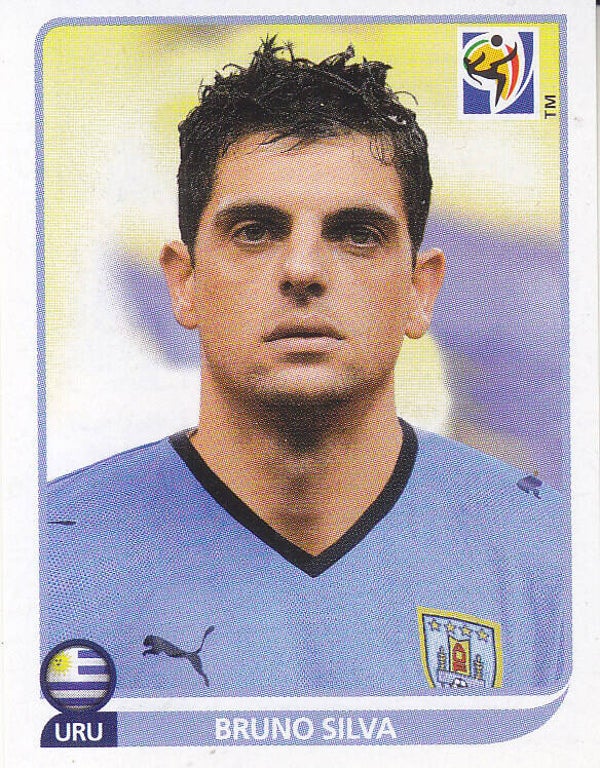 Bruno Silva / Uruquay / Panini WM 2010 / Basis Bild / Nr.76
