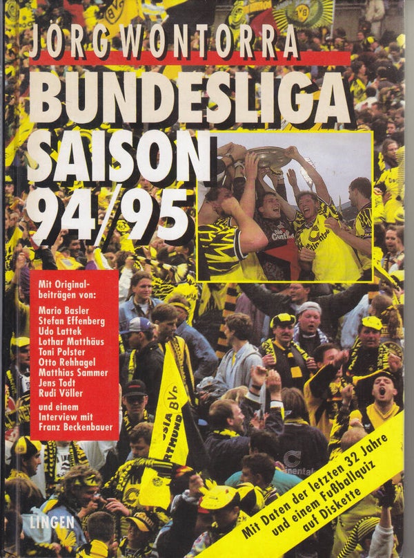 Bundesliga Saison 94/95 / Autor Jörg Wontorra