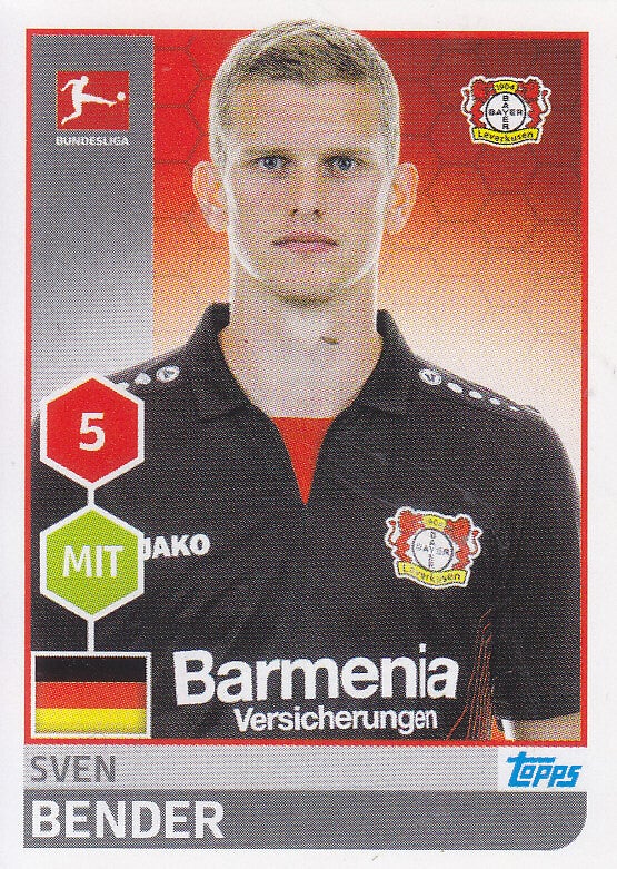 Sven Bender Bayer Leverkusen Basis Bild Nr.175