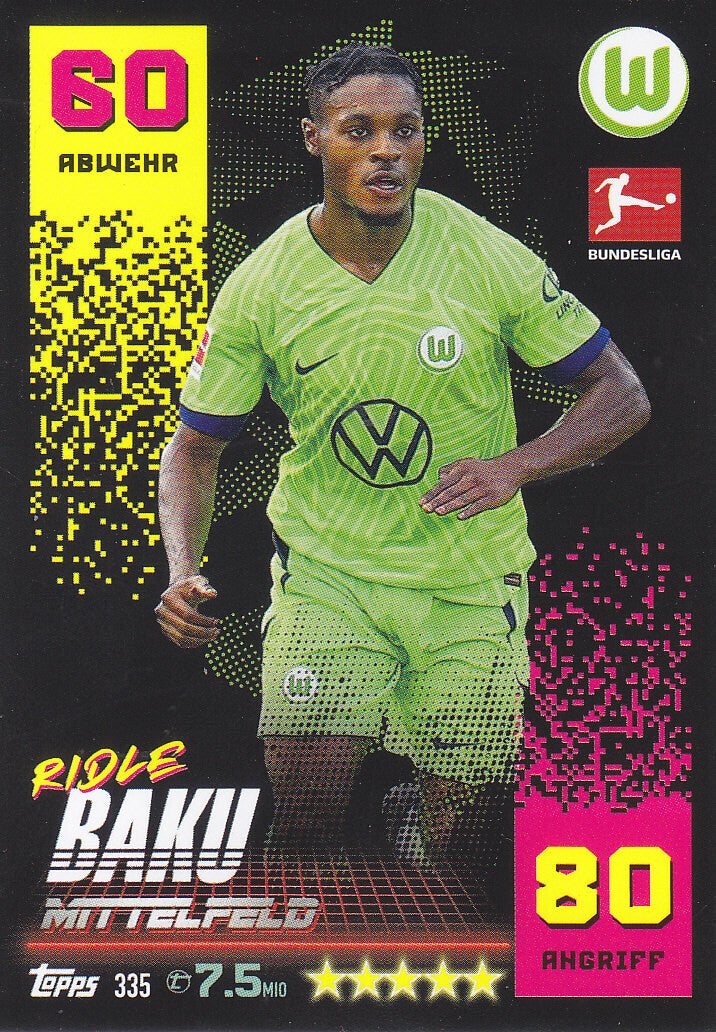 Ridle Baku VFL Wolfsburg Basis Karte Nr.335