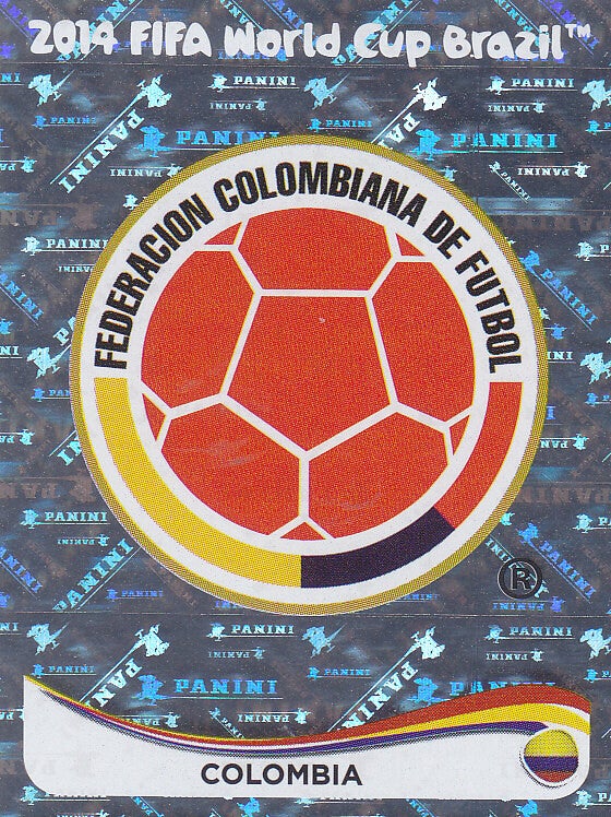 Kolumbien Vereinslogo 2014 Glitzerbild Nr.184