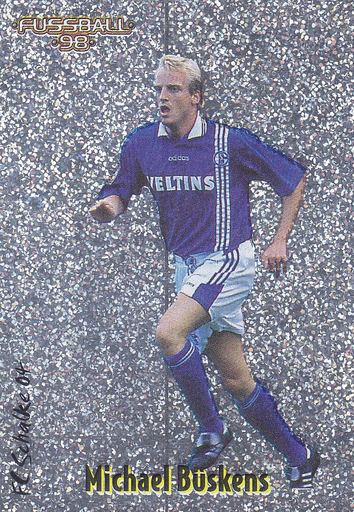 Michael Büskens / FC Schalke 04 / Panini Bundesliga 1998 / Glitzer Bild / Nr.304