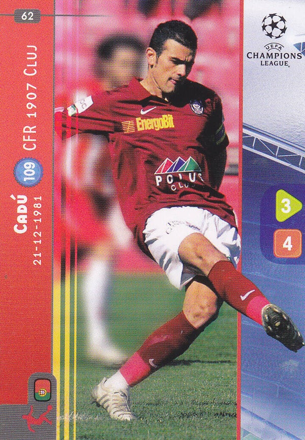 Cadu / CFR 1907 Cluj / Panini Champions League 208 / Basis Karte / Nr. 62