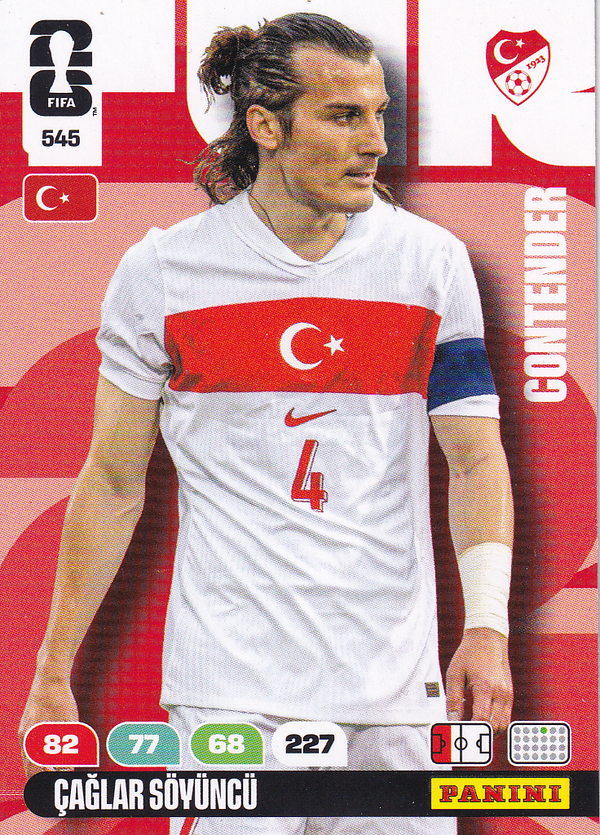 Caglar Söyüncü - Türkei - Panini WM 2026 - Contender - Nr. 545