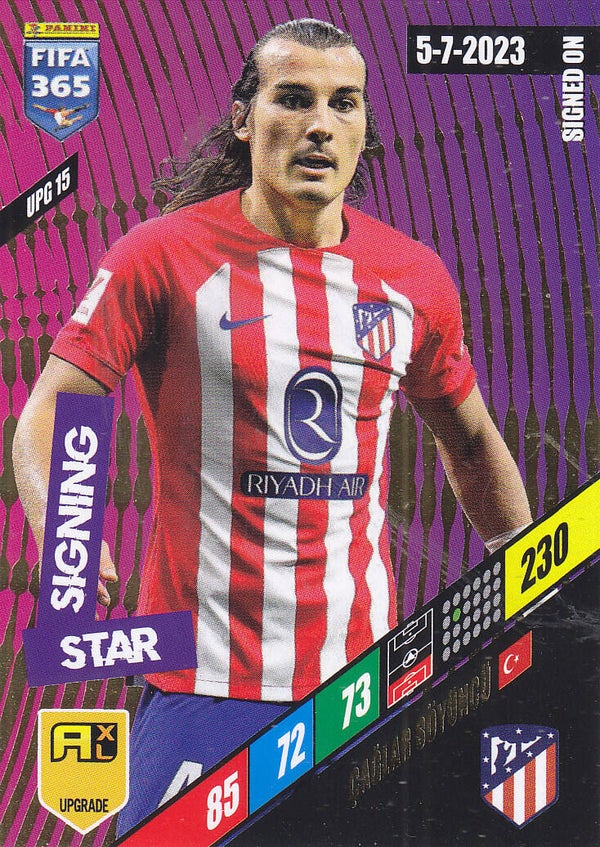 Caglar Söyüncü / Atletico Madrid / Panini Fifa 365 Jahr 2024 / Signing Star / Icon Upgrade / Nr. UPG 15