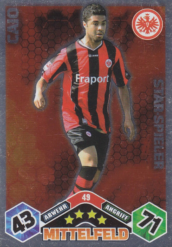 Caio / Eintracht Frankfurt / Topps Match Attax 2010 / Star-Spieler / Nr. 49