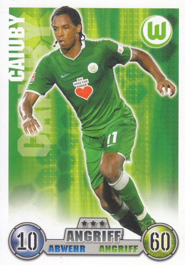 Caiuby / VFL Wolfsburg / Topps Match Attax 2008 / Basis Karte / Nr.320