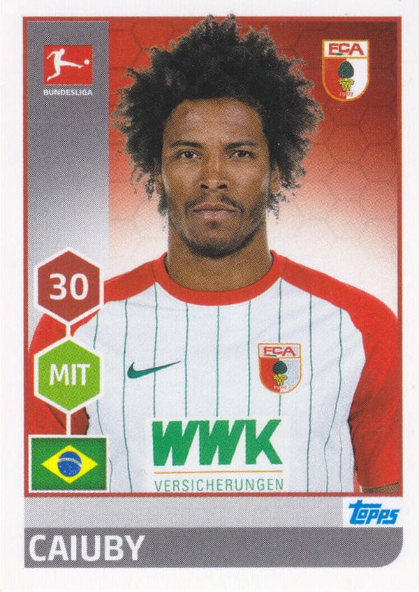 Caiuby / FC Augsburg / Topps Bundesliga 2017 / Basis Bild / Nr.11