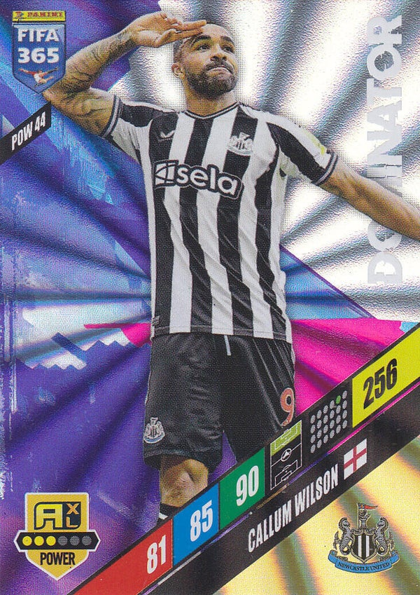 Callum Wilson / Newcastle United / Panini Fifa 365 Jahr 2024 / Dominator Karte Icon Power / Nr. POW 44