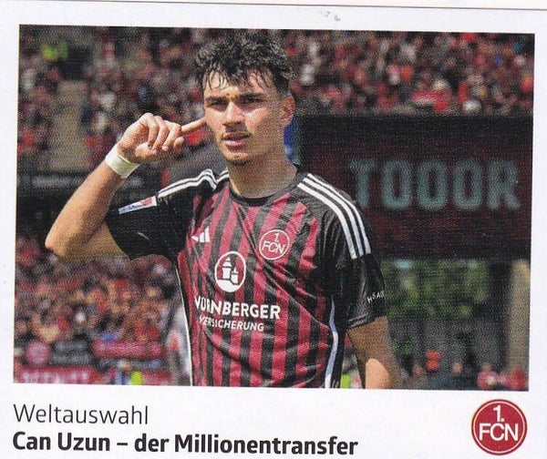 Can Uzun - Panini 125 Jahre 1.FC Nürnberg - Der Millionentransfer - Nr. 244
