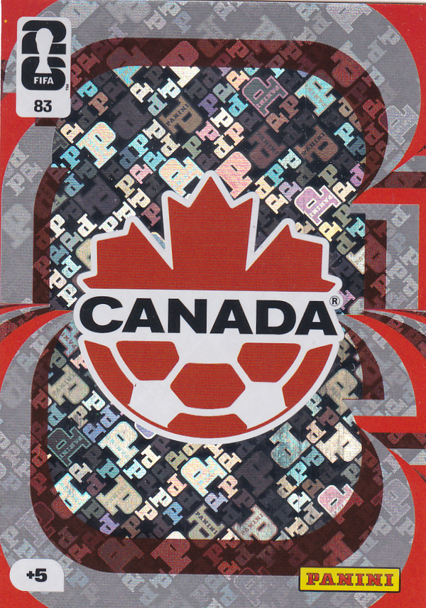 Canada - Panini WM 2026 - Team Crest Vereinslogo - Nr. 83