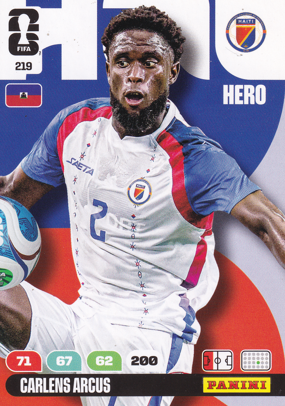 Carlens Arcus - Haiti - Panini WM 2026 - Hero - Nr. 219