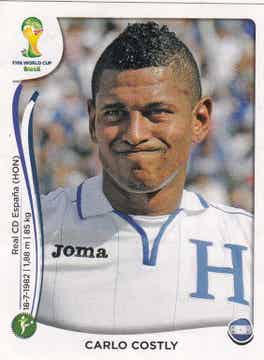 Carlo Costly - Honduras - Panini WM 2014 - Basis Bild - Nr. 411