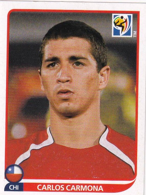 Carlos Carmona / Chile / Panini WM 2010 / Basis Bild / Nr. 629
