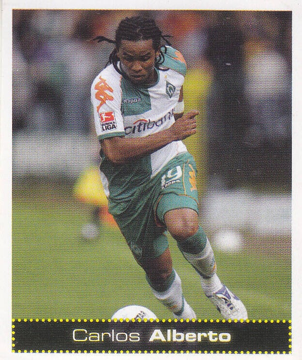 Carlos Alberto / SV Werder Bremen / Panini Bundesliga 2007 / Spielszene / Nr. 116