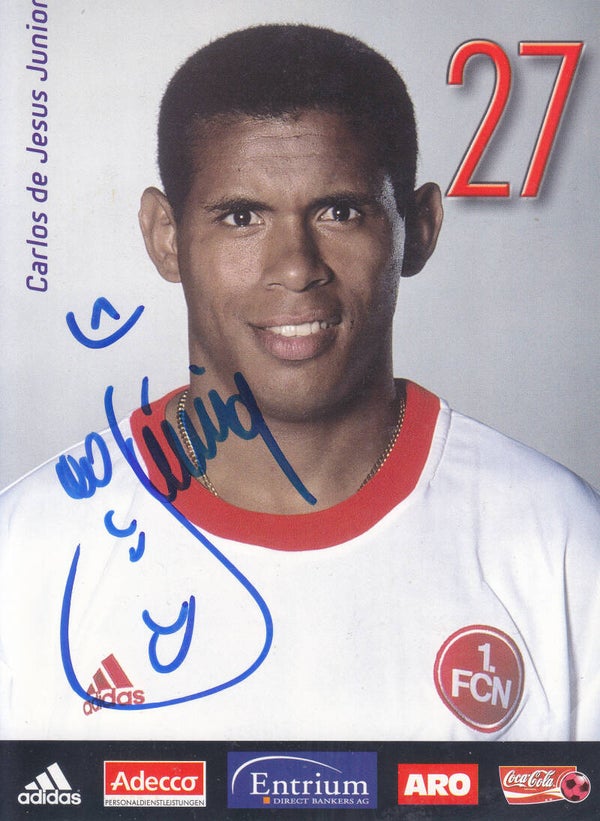 Carlos de Jesus Junior / 1.FC Nürnberg / Autogrammkarte 2002