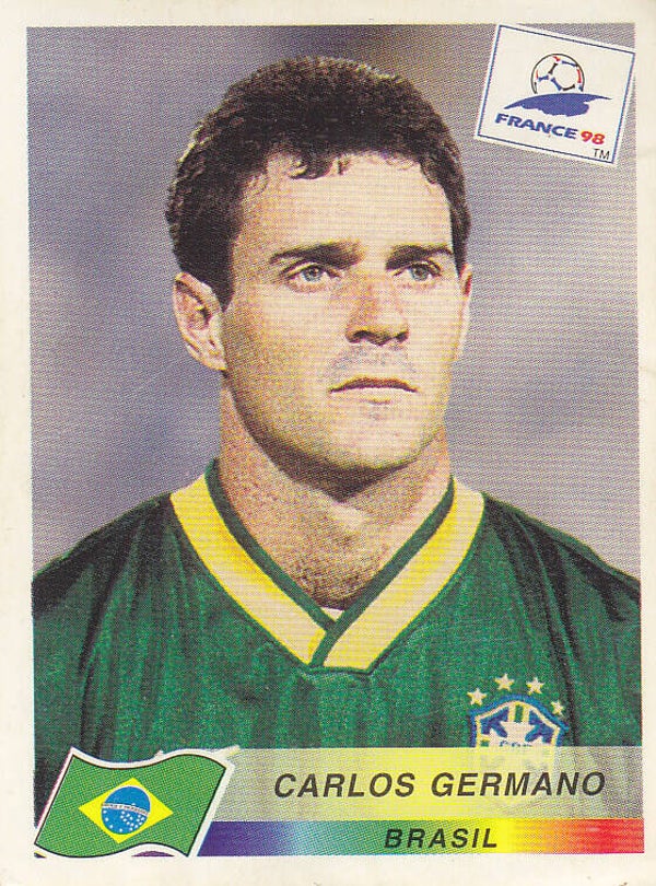 Carlos Germano / Brasilien / Panini WM 1998 / Basis Bild / Nr.31