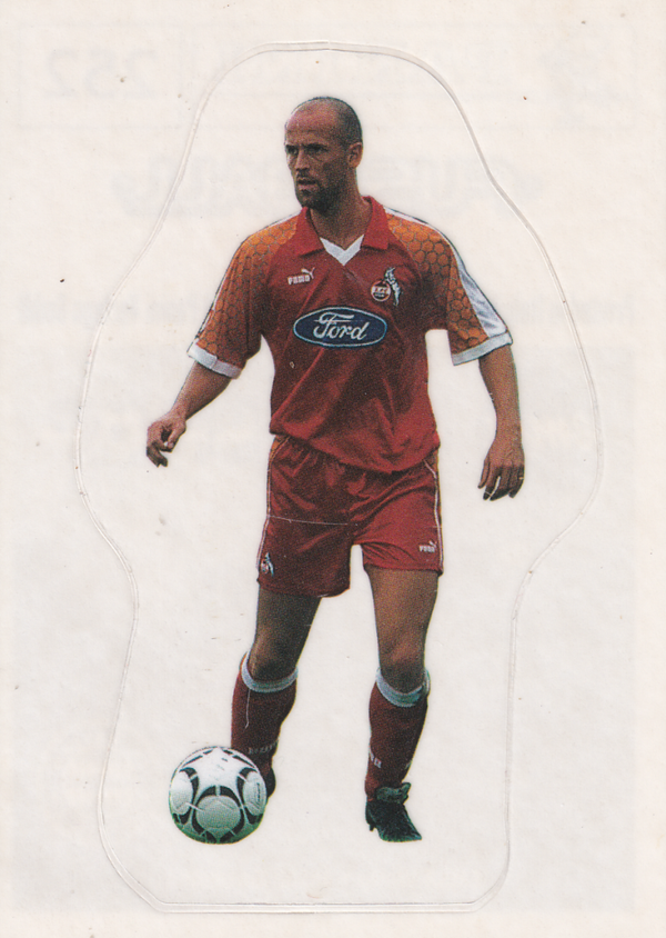 Carsten Baumann - 1.FC Köln - Panini Bundesliga 1998 - Konturensticker - Nr.252