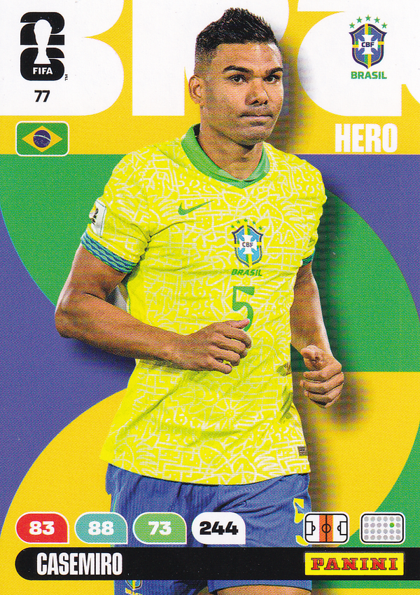 Casemiro - Brasilien - Panini WM 2026 - Hero - Nr. 77