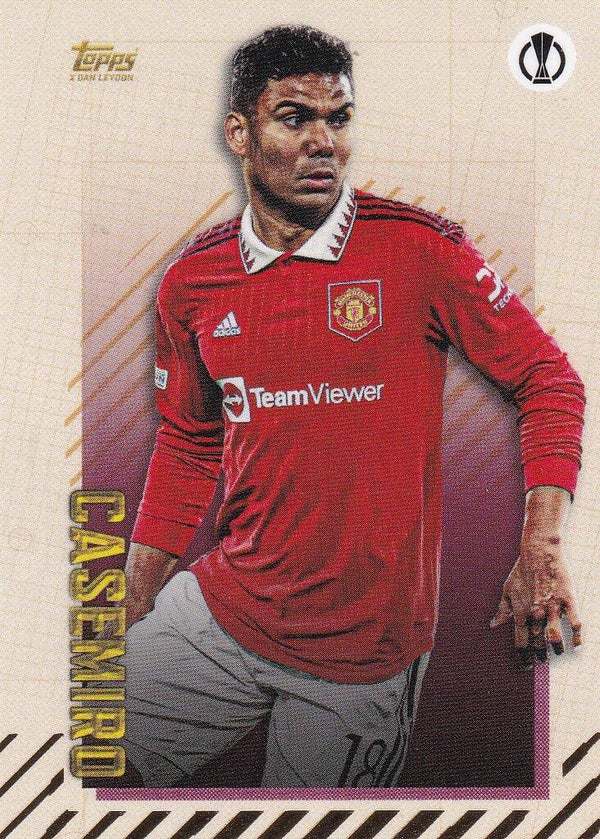 Casemiro / Manchester United / Topps Gold 2022 / Current Star / Nr. 16