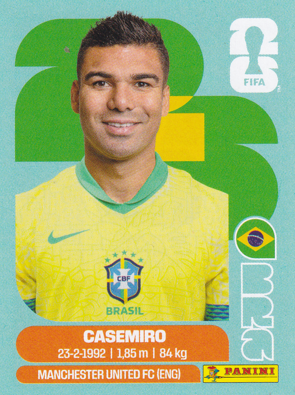 Casemiro - Brasilien - Panini WM 2026 - Basis Bild - BRA10