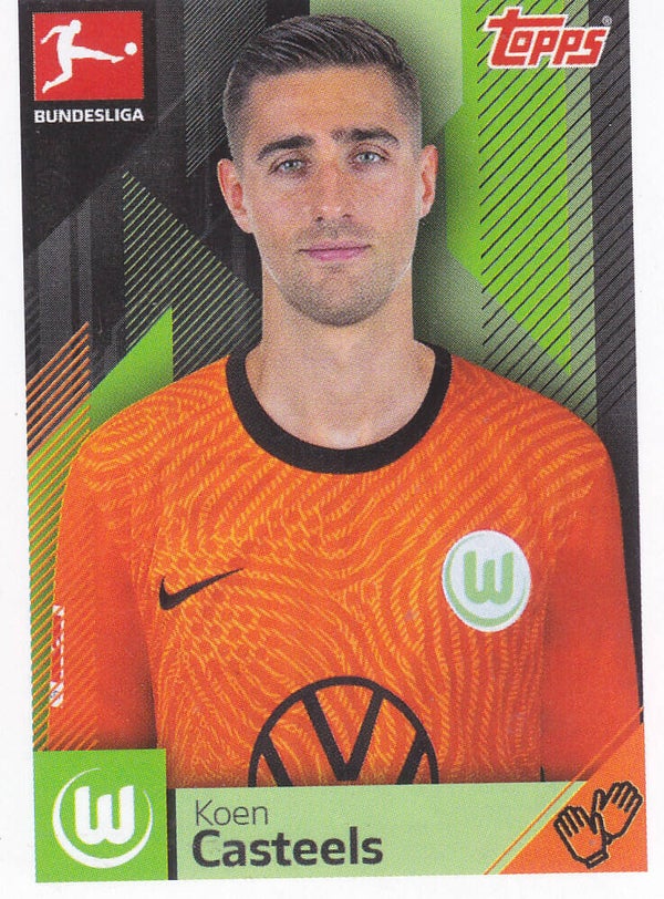 Koen Casteels / VFL Wolfsburg / Topps Bundesliga 2020 / Basis Bild / Nr.350