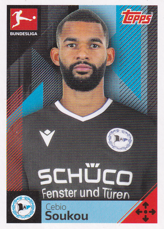 Cebio Soukou - Arminia Bielefeld - Topps Bundesliga 2020 - Basis Bild - Nr. 78