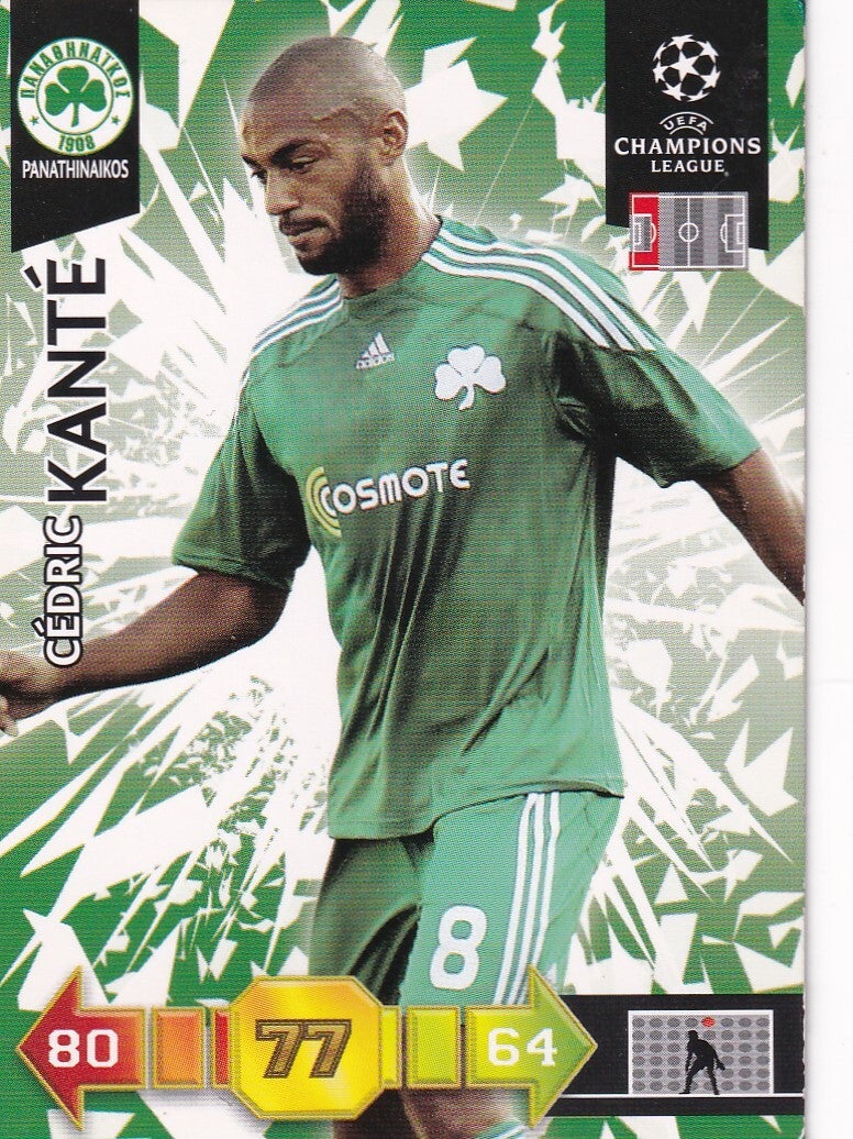 Cedric Kante - Panathinaikos Athen - Panini Champions League 2010 - Basis Karte - Nr. 211