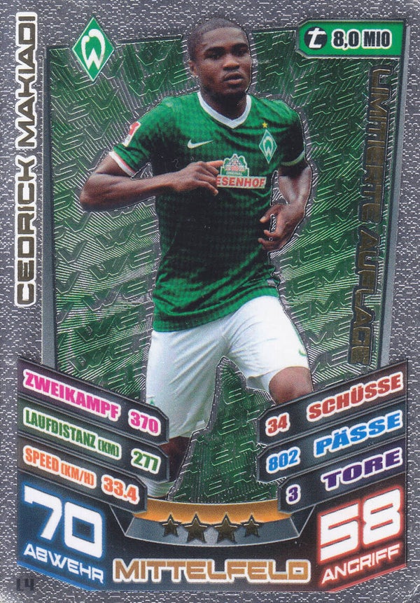 Cedrick Makiadi SV Werder Bremen limitierte Auflage Nr. LE4