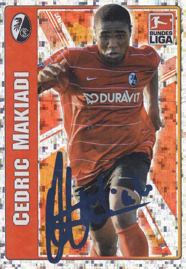 Cedric Makiadi / SC Freiburg / Topps Bundesliga 2009 / Großbild Glitzer / Nr.109