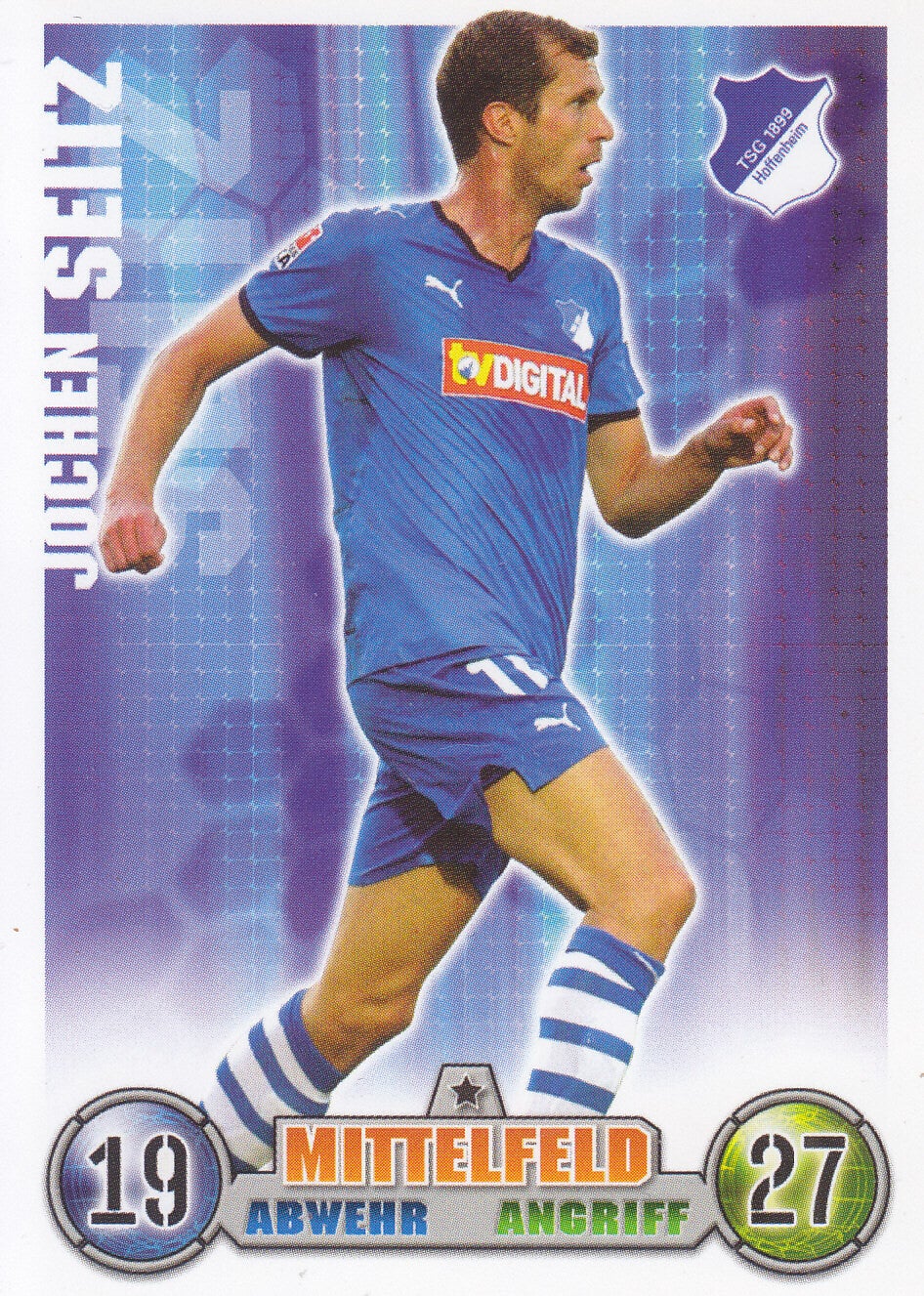 Jochen Seitz / TSG Hoffenheim / Topps Match Attax 2008 / Basis Karte / Nr. 172