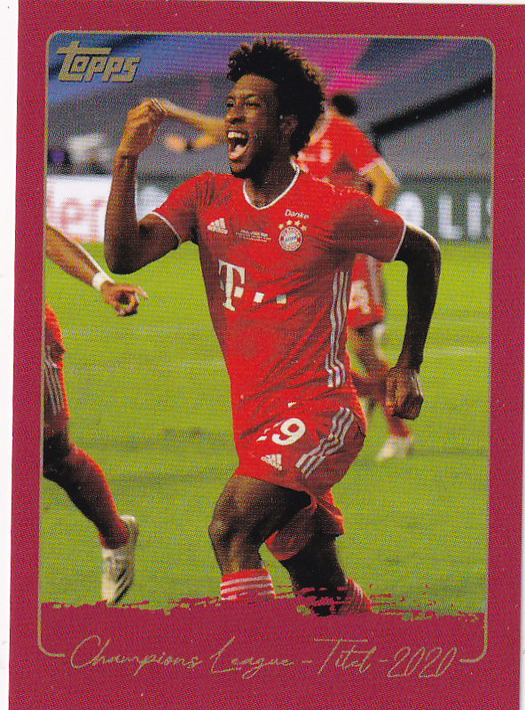 Champions League Titel 2020 - Topps 125 Jahre FC Bayern - Basis Bild - Nr. 37