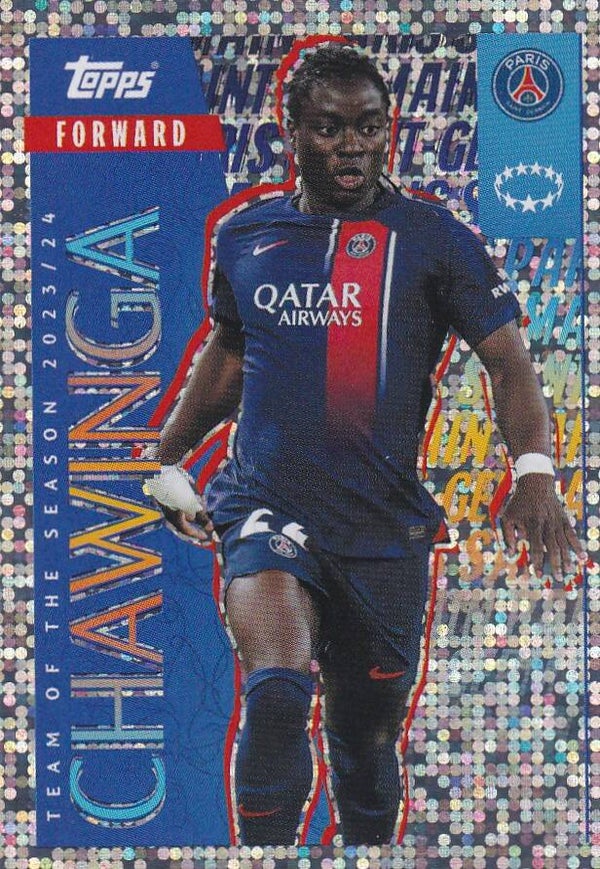 Chawinga / Paris Saint Germain / Topps Champions League 2024 / Team of the Season / Nr.25