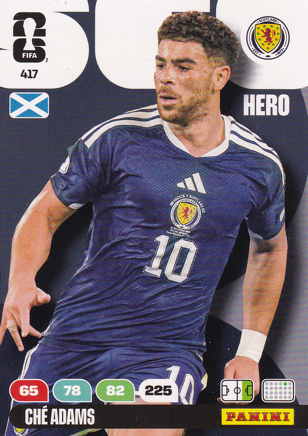 Che Adams - Schottland - Panini WM 2026 - Hero - Nr. 417