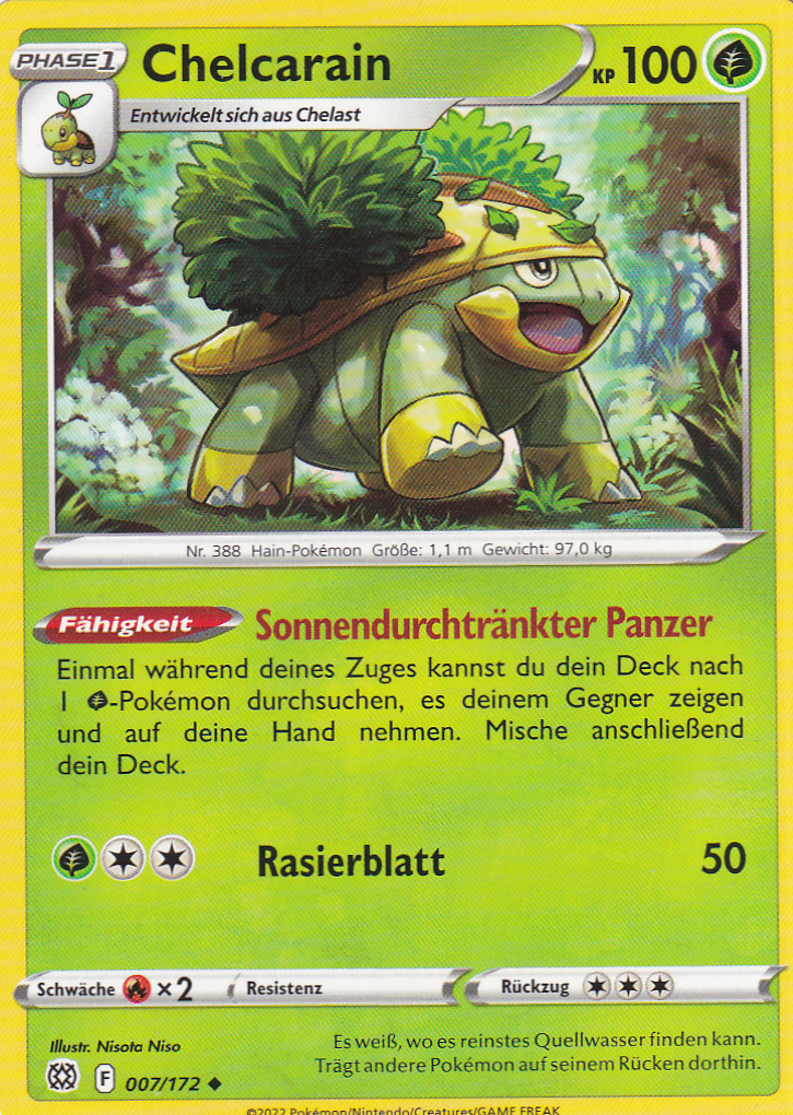 Chelcarain - Pokemon - Strahlende Sterne 2022 - Phase 1 - Nr. 007/172