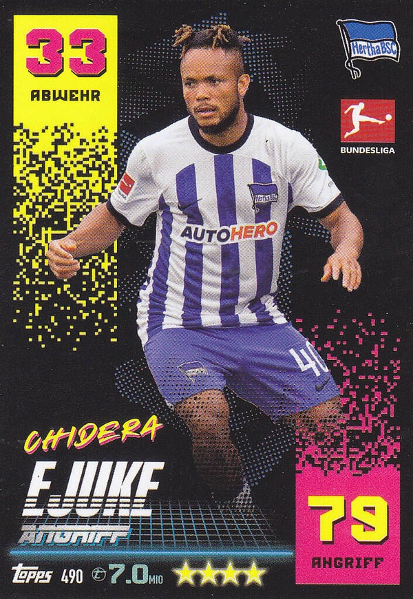 Chidera Ejuke Hertha BSC Berlin Basis Karte Nr.490