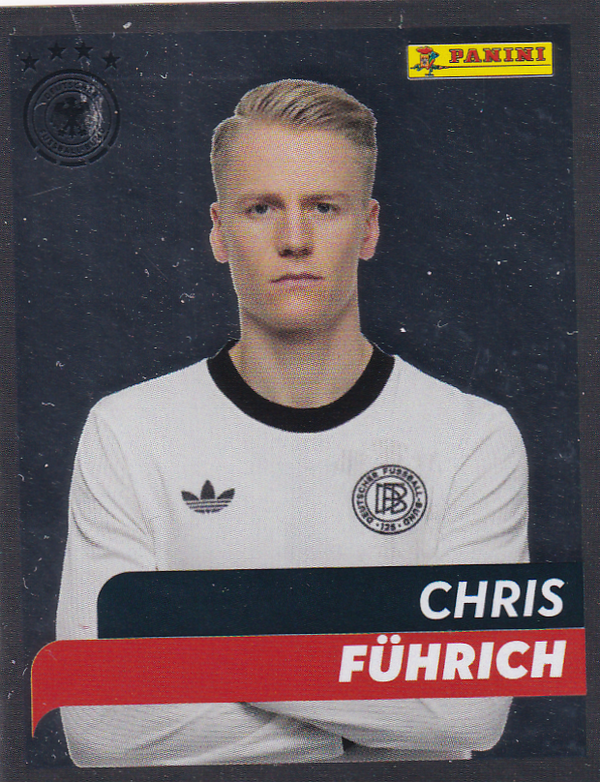 Chris Führich - Deutschland - DFB 125 Jahre Fußballgeschichte - Porträt Glitzer - Nr. 152