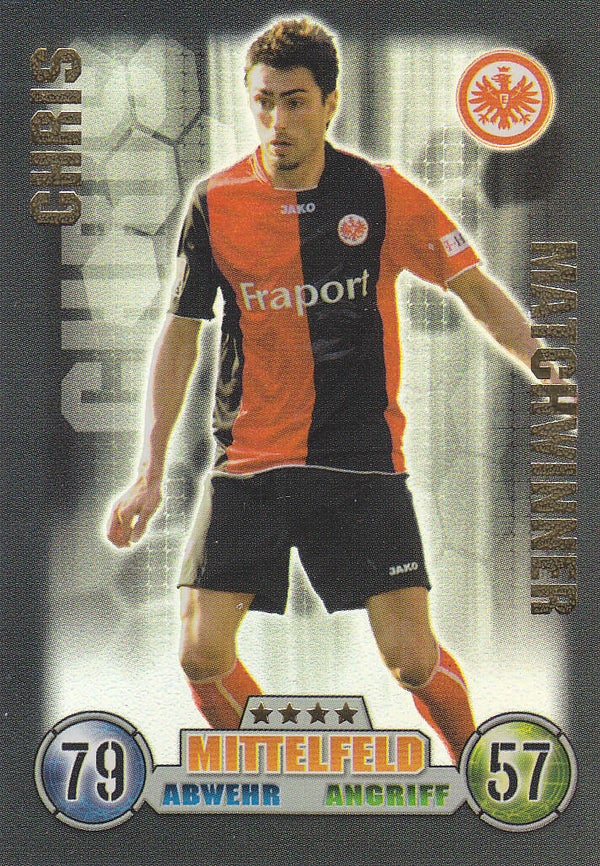 Chris / Eintracht Frankfurt / Topps Match Attax 2008 / Matchwinner Karte / Nr.343
