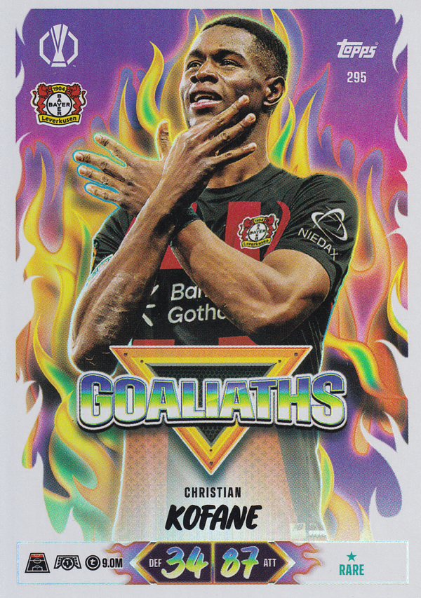 Christian Kofane - Bayer Leverkusen - Topps 20th Anniversary 2026 - Goliaths - Nr. 295