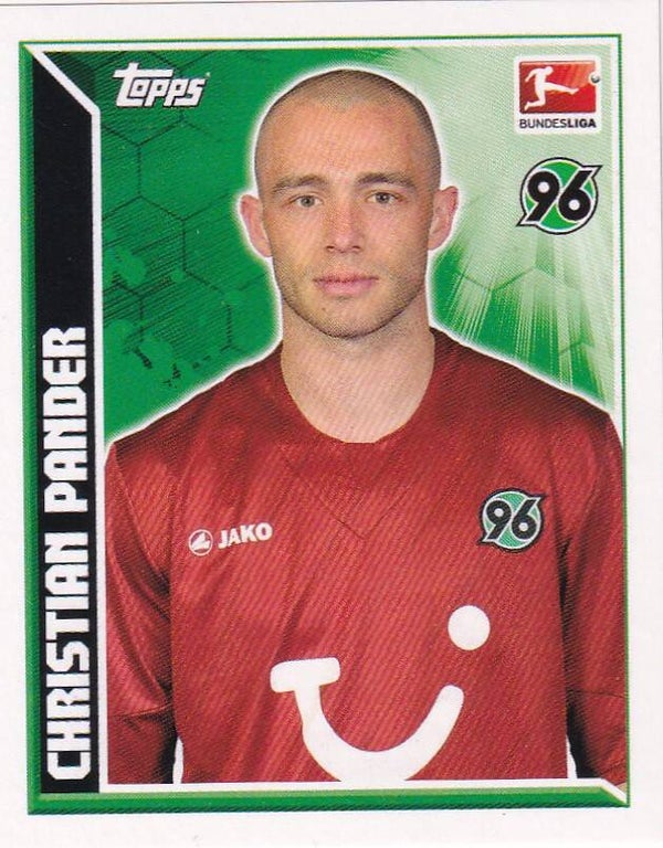 Christian Pander / Hannover 96 / Topps Bundesliga 2011 / Basis Bild / Nr. 154