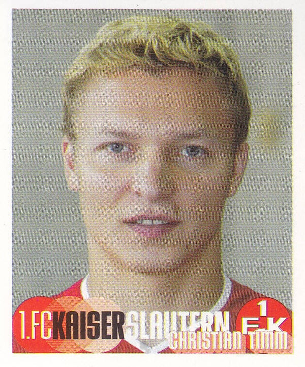 Christian Timm / 1.FC Kaiserslautern / Panini Bundesliga 2002 / Basis Bild / Nr. 270