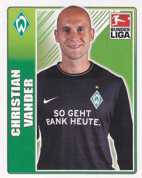 Christian Vander / SV Werder Bremen / Topps Bundesliga 2009 / Basis Bild / Nr.49